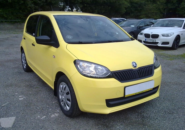 Skoda Citigo cena 34900 przebieg: 123000, rok produkcji 2017 z Lublin małe 301